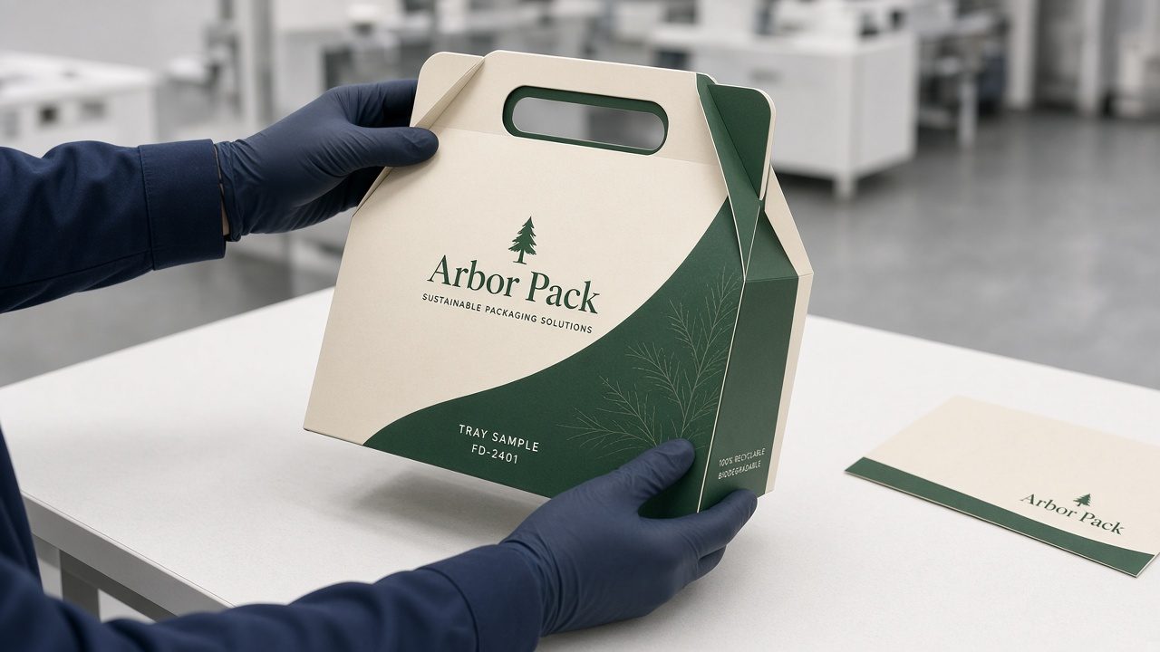 Temporary stock - gloved sample check on a clean finishing bench